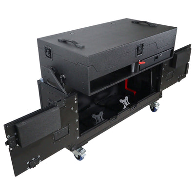 ProX Flip-Ready Easy Retracting Hydraulic Lift Case for Pioneer CDJ-3000 and DJM-900 NXS2 System