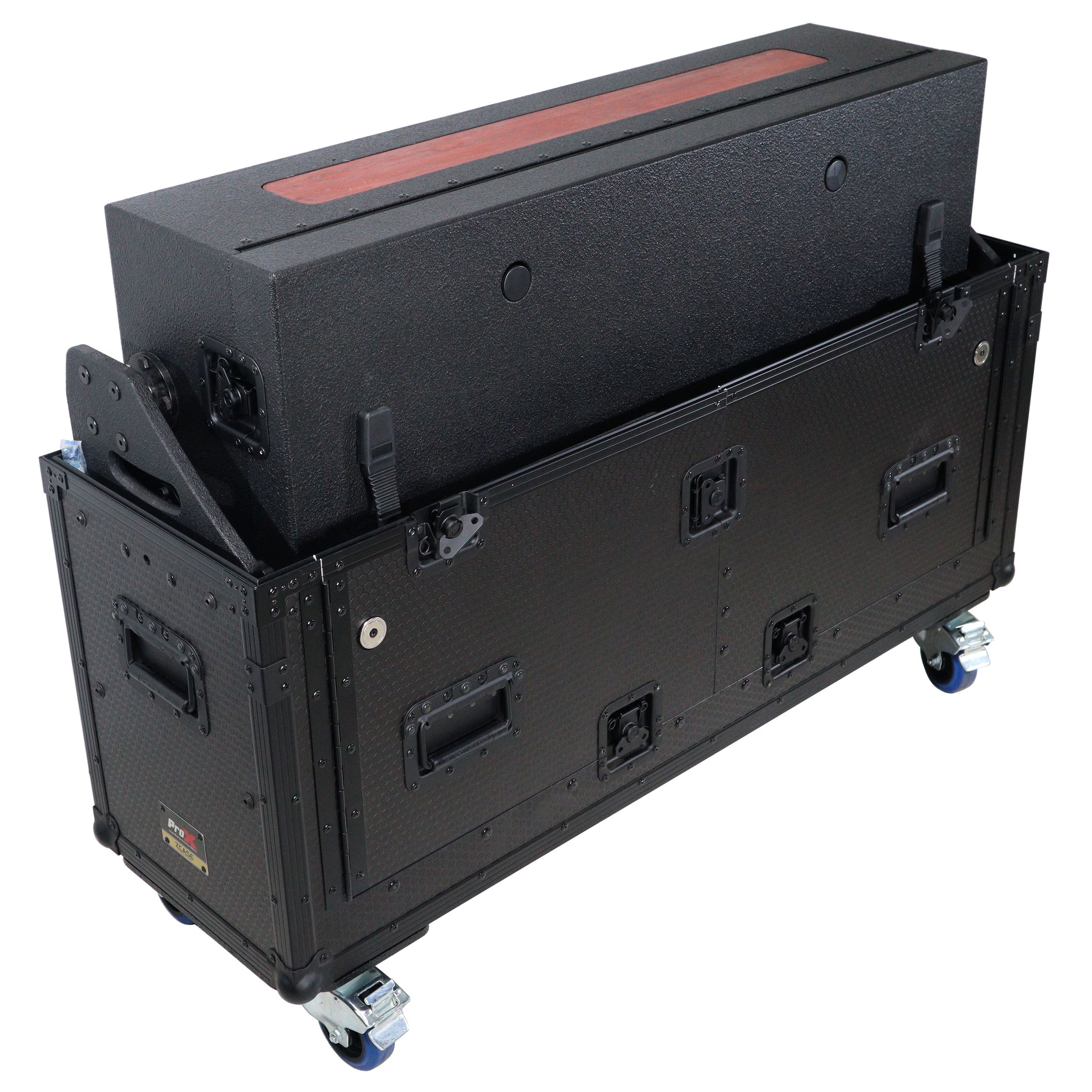 ProX Flip-Ready Easy Retracting Hydraulic Lift Case for Pioneer CDJ-3000 and DJM-900 NXS2 System