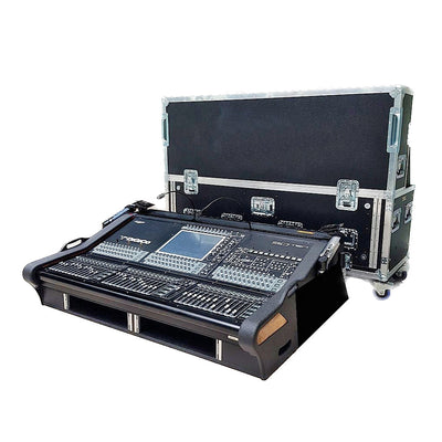 ProX Flip-Ready Detachable Easy Retracting Hydraulic Lift Case With 2x2U for Digico SD10 Digital Mixing Console by ZCase®
