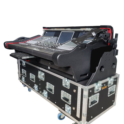 ProX Flip-Ready Detachable Easy Retracting Hydraulic Lift Case With 2U for Digico SD5 Digital Mixing Console by ZCase®