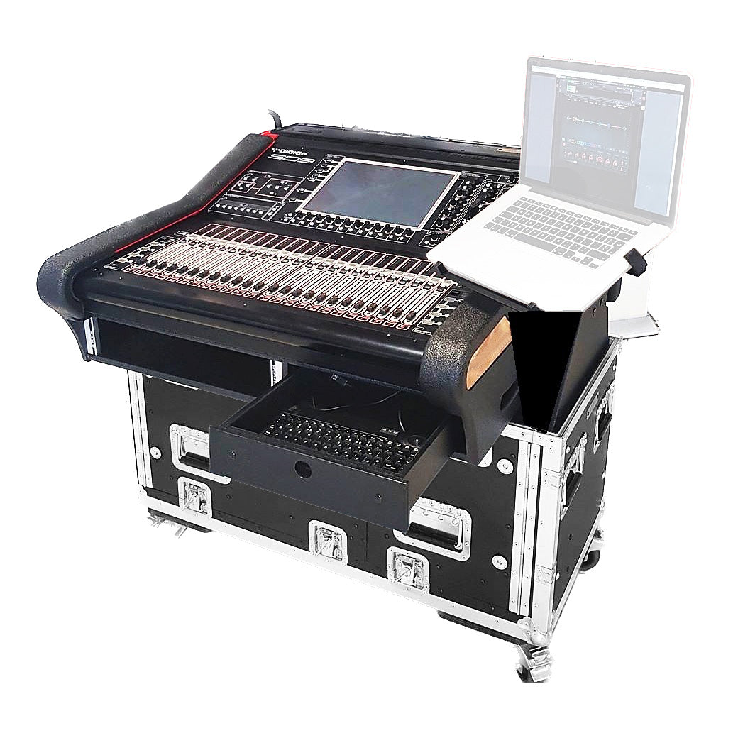 ProX Flip-Ready Detachable Easy Retracting Hydraulic Lift Case With 2U for Digico SD9 Digital Mixing Console by ZCase®
