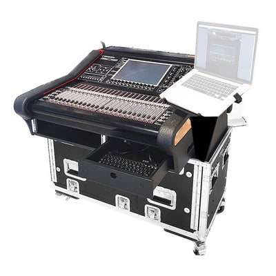 ProX Flip-Ready Detachable Easy Retracting Hydraulic Lift Case With 2U for Digico SD9 Digital Mixing Console by ZCase®