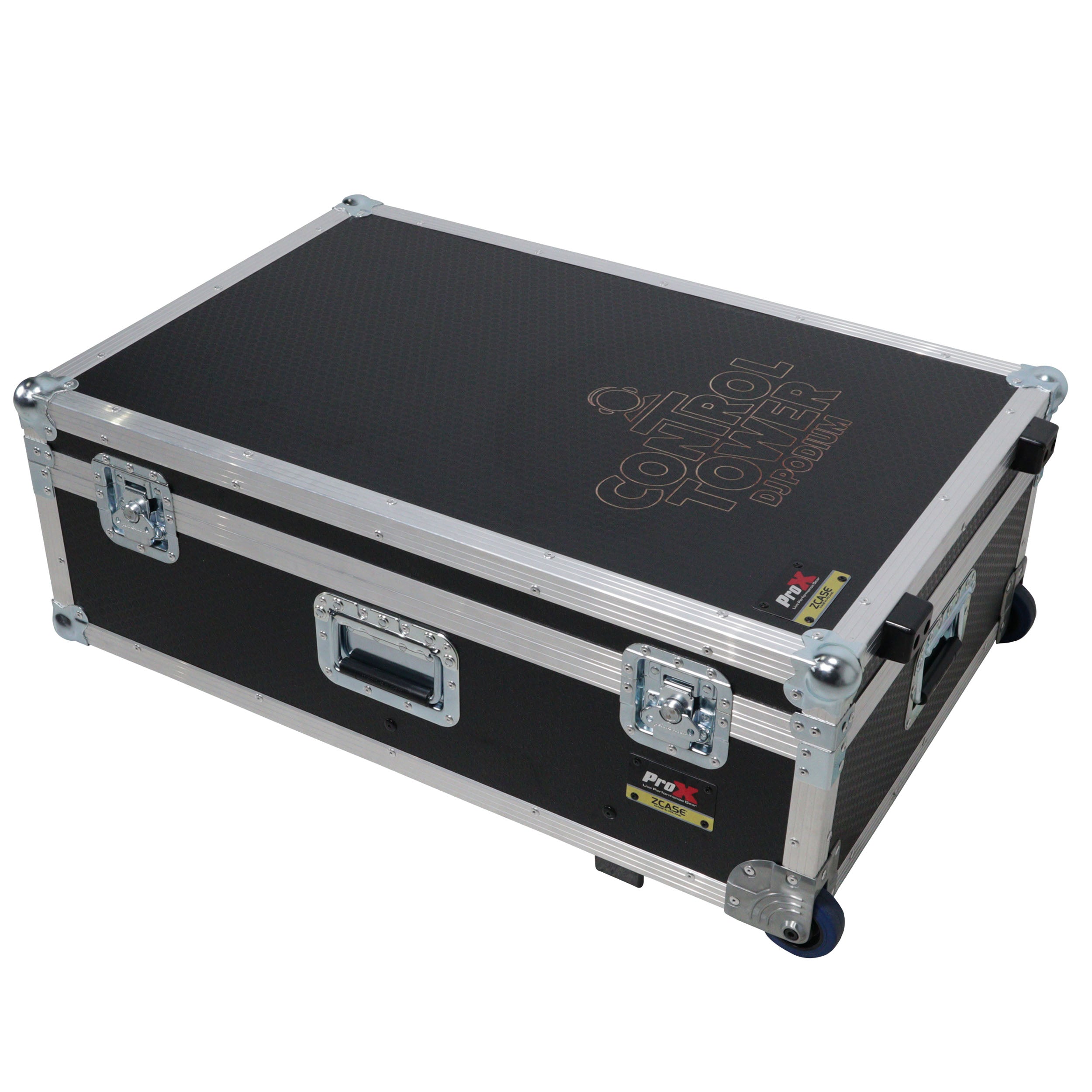 ProX Set of Two ATA Flight Style Road Cases for ProX Control Tower DJ Podium Travel Stand