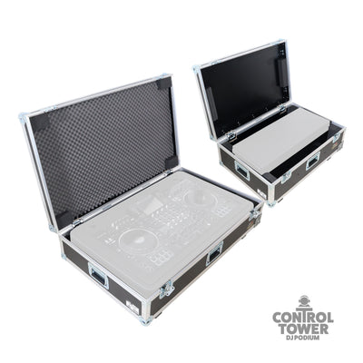 ProX Set of Two ATA Flight Style Road Cases for ProX Control Tower DJ Podium Travel Stand