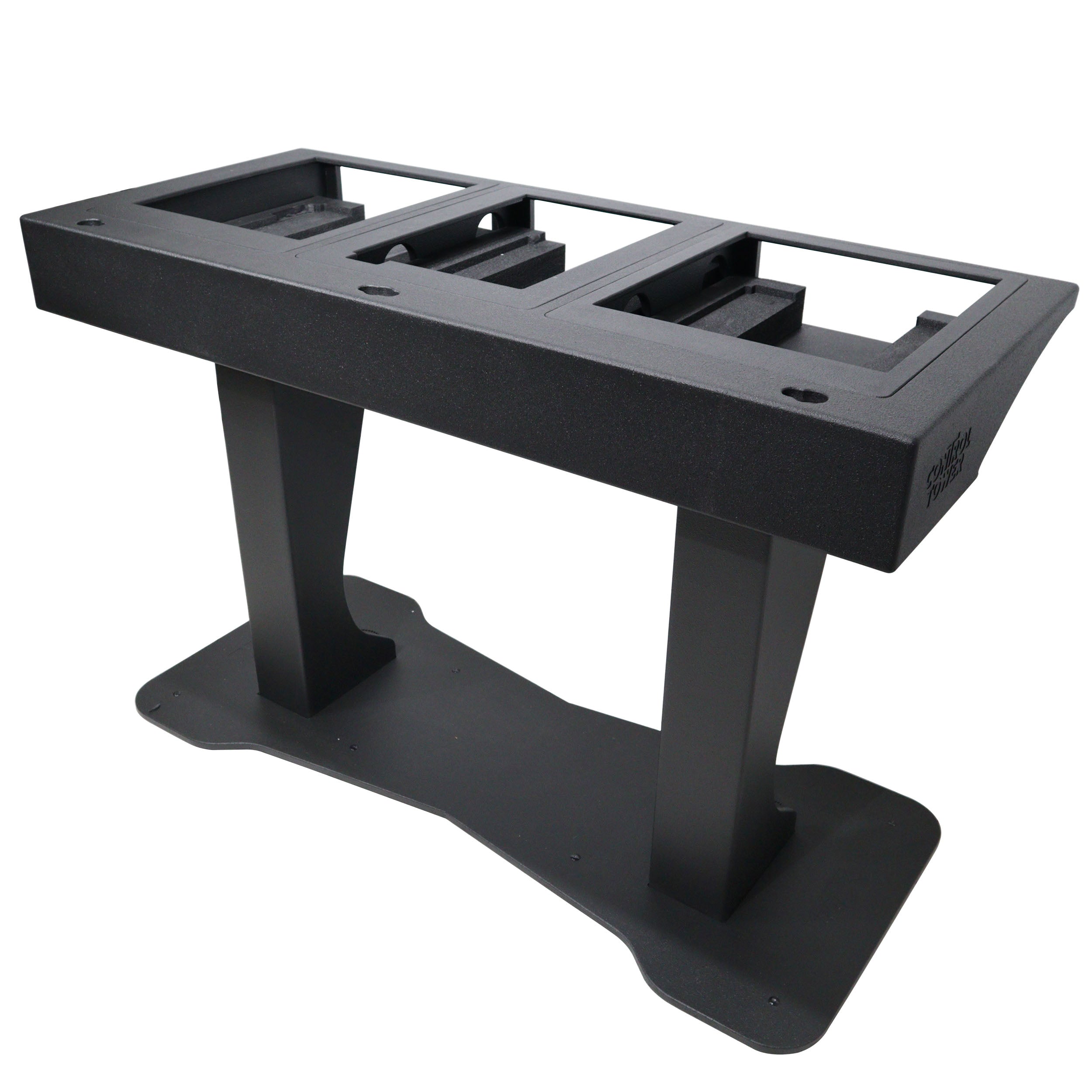 ProX Control Tower DJ Podium with Road Cases for Pioneer CDJ-3000 Denon SC6000 CD Players RANE Twelve Turntable