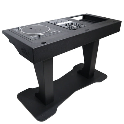 ProX Control Tower DJ Podium with Road Cases for Pioneer CDJ-3000 Denon SC6000 CD Players RANE Twelve Turntable
