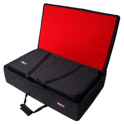 ProX Set of Two Padded Carrying Travel Bags for ProX Control Tower DJ Podium