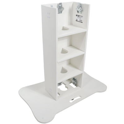ProX Control Tower DJ Podium for Pioneer DDJ-REV7 XDJ-XZ FLX10 RANE Four - White Finish