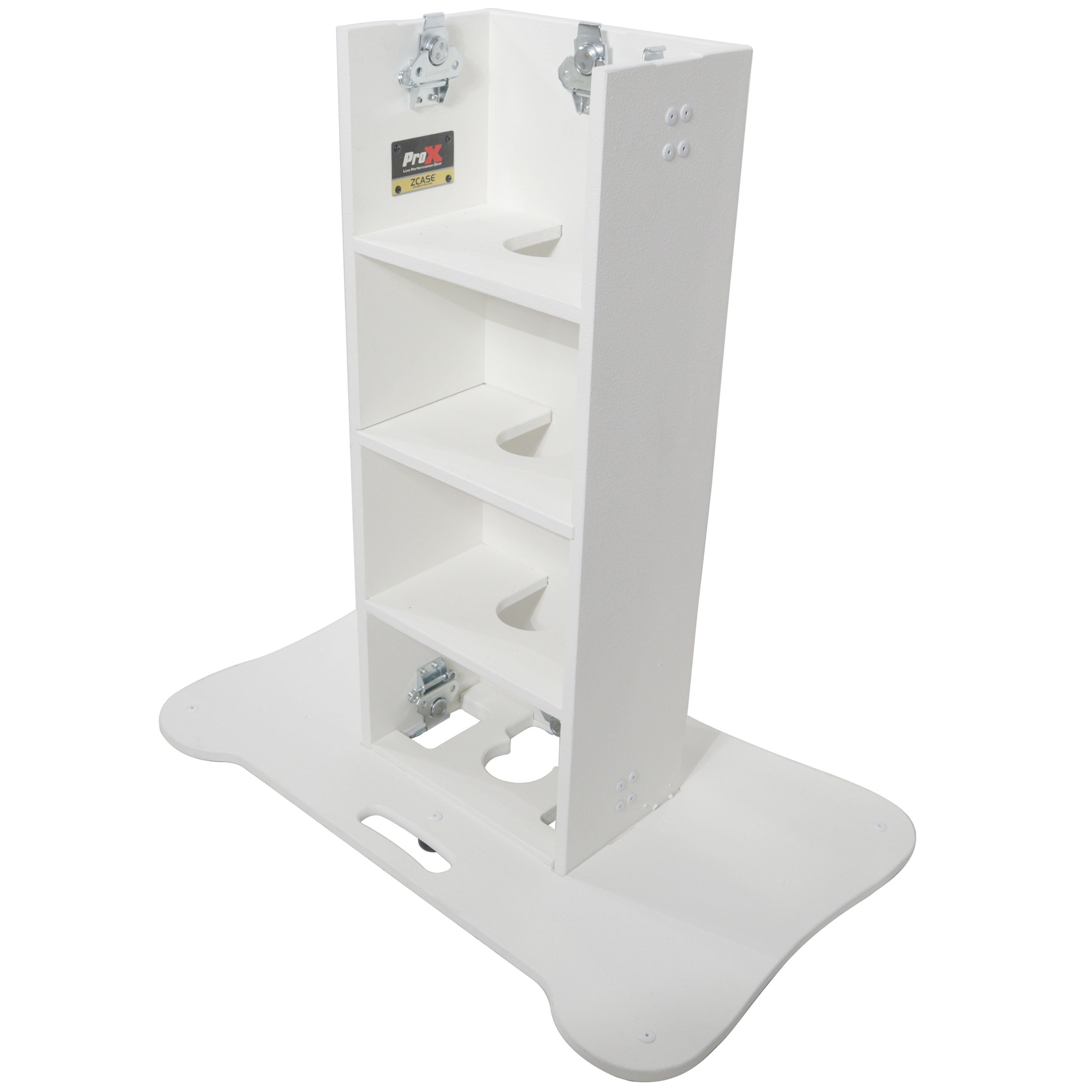 ProX Control Tower DJ Podium for Pioneer DDJ-REV7 XDJ-XZ FLX10 RANE Four - White Finish