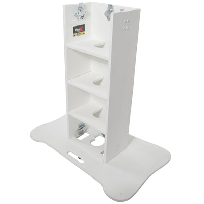 ProX Control Tower DJ Podium for Pioneer DDJ-REV7 XDJ-XZ FLX10 RANE Four - White Finish