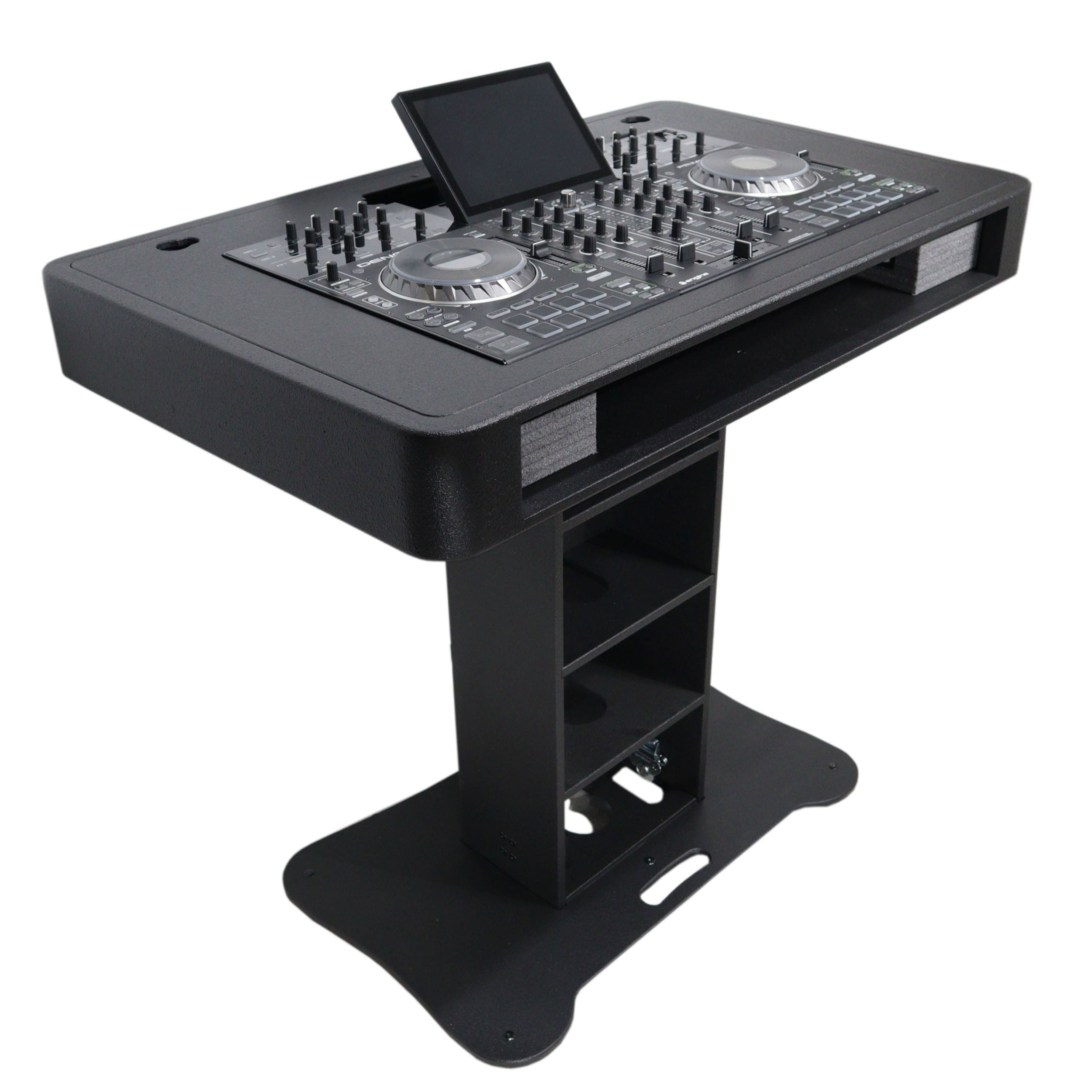 ProX Replacement for Denon PRIME 4 Top Face Plate for Control Tower DJ Podium Black Finish