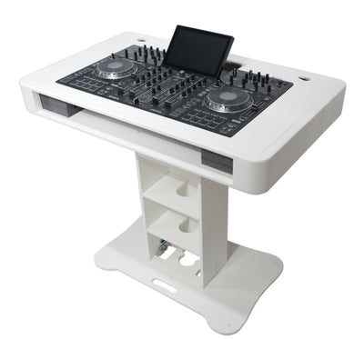 ProX Replacement for Denon PRIME 4 Top Face Plate for Control Tower DJ Podium White Finish