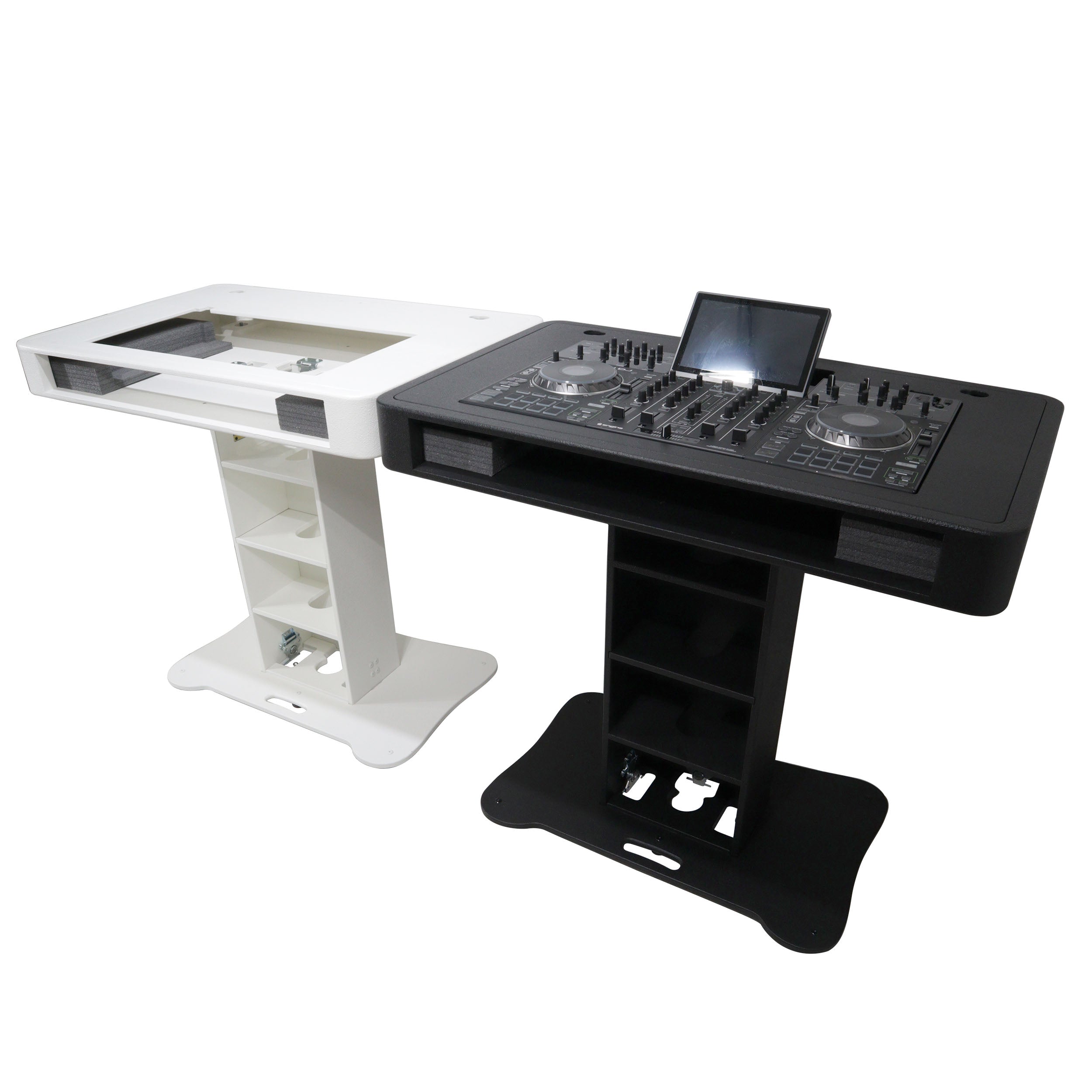 ProX Replacement for Denon PRIME 4 Top Face Plate for Control Tower DJ Podium White Finish