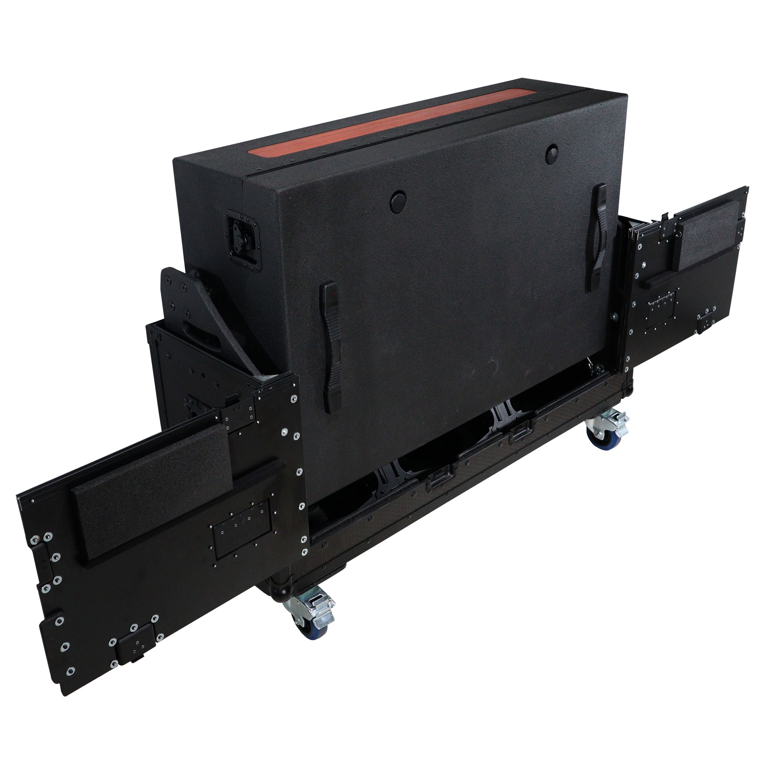 ProX Flip-Ready Easy Retracting Hydraulic Lift Case for Denon DJ SC 6000 PRIME | X1850 PRIME