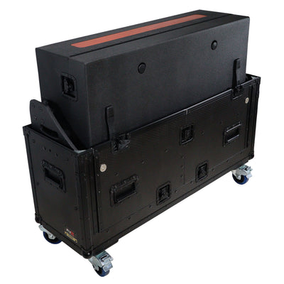 ProX Flip-Ready Easy Retracting Hydraulic Lift Case for Denon DJ SC 6000 PRIME | X1850 PRIME