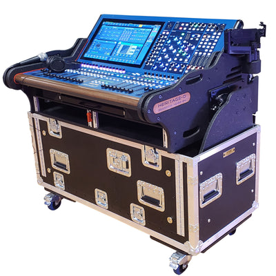 ProX MIDAS Heritage D Flip-Ready Hydraulic Console Easy Retracting Lifting 2U Rack Space Detachable Case by ZCASE HD96-24
