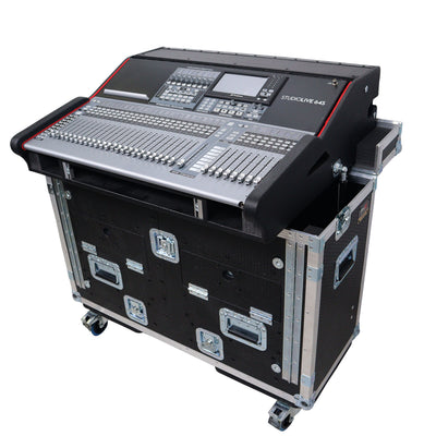 ProX Flip-Ready Easy Retracting Hydraulic Lift Case for PreSonus StudioLive 64S & 32S Mixing Console