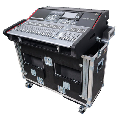 ProX Flip-Ready Easy Retracting Hydraulic Lift Case for PreSonus StudioLive 64S & 32S Mixing Console
