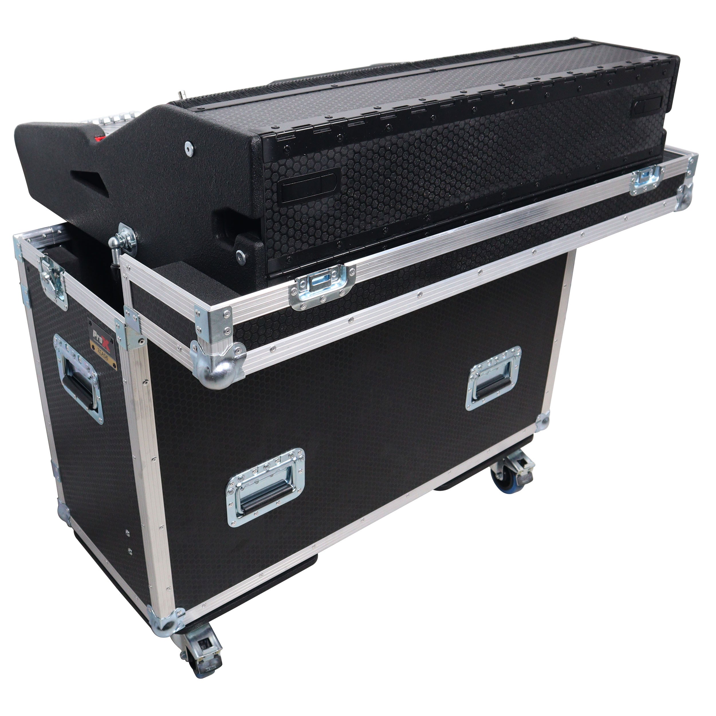 ProX Flip-Ready Easy Retracting Hydraulic Lift Case for PreSonus StudioLive 64S & 32S Mixing Console