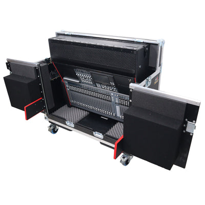 ProX Flip-Ready Easy Retracting Hydraulic Lift Case for PreSonus StudioLive 64S & 32S Mixing Console
