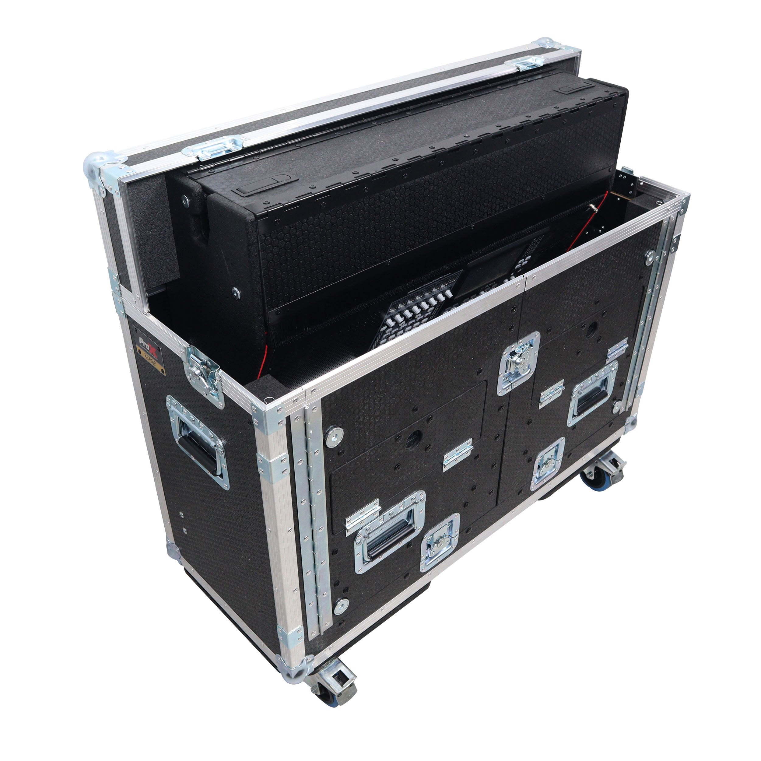 ProX Flip-Ready Easy Retracting Hydraulic Lift Case for PreSonus StudioLive 64S & 32S Mixing Console