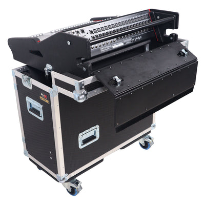 ProX Flip-Ready Easy Retracting Hydraulic Lift Case for PreSonus StudioLive 32SX Mixing Console