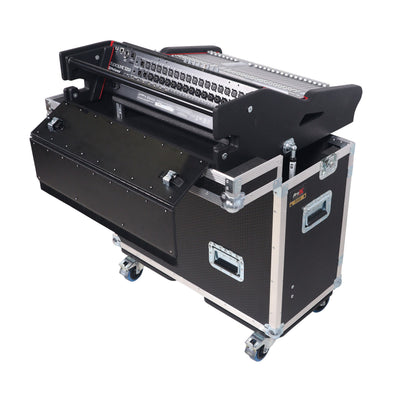 ProX Flip-Ready Easy Retracting Hydraulic Lift Case for PreSonus StudioLive 32SX Mixing Console