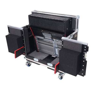ProX Flip-Ready Easy Retracting Hydraulic Lift Case for PreSonus StudioLive 32SX Mixing Console