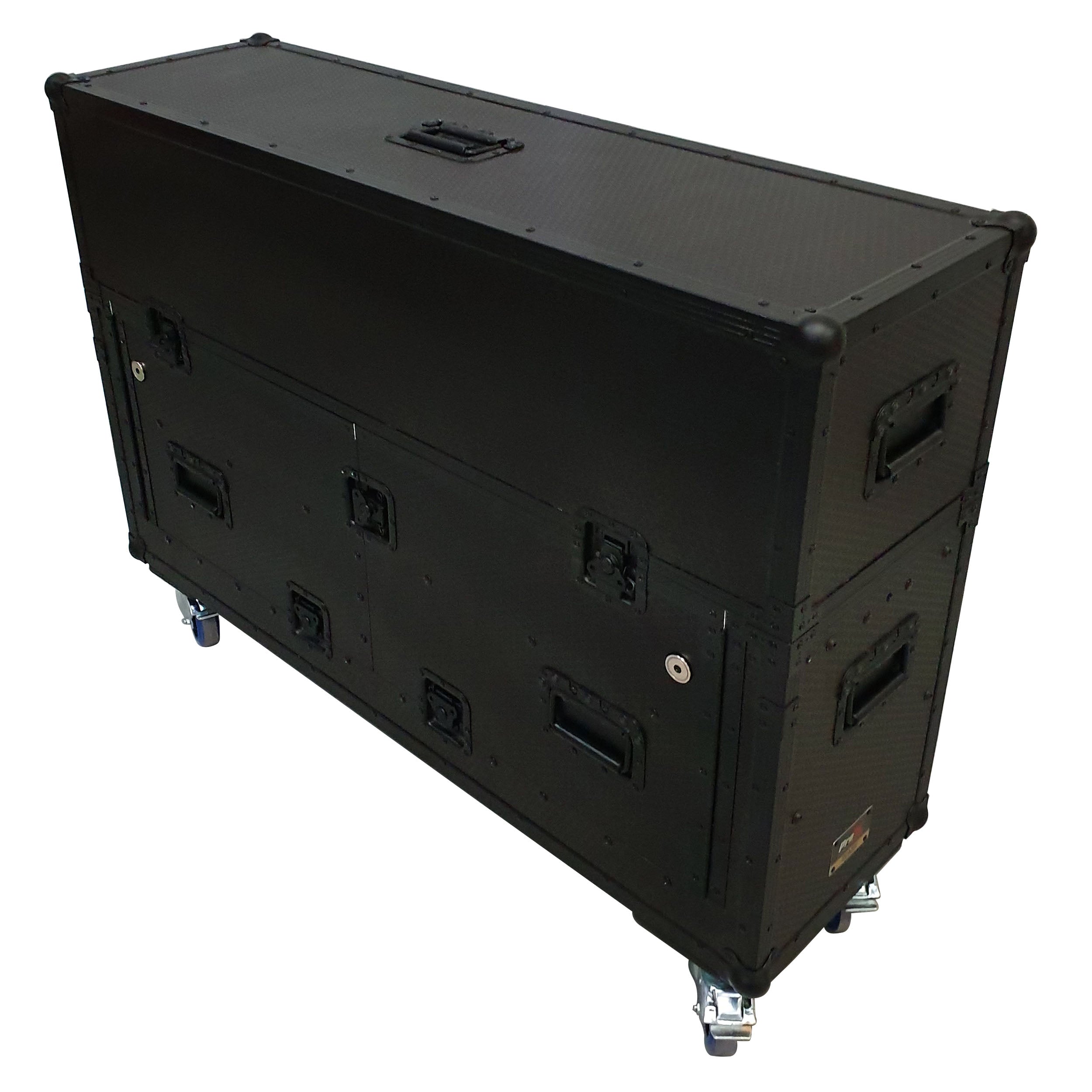 ProX Flip-Ready Easy Retracting Hydraulic Lift Case for RANE Twelve Seventy and Seventy Two MKII Series , with Two Laptop Arms