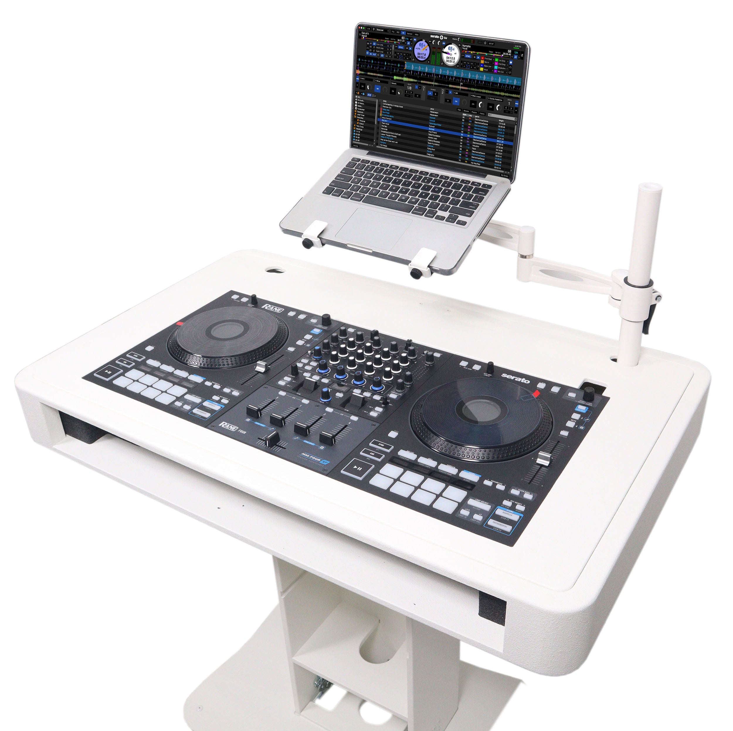 ProX Replacement for RANE Four Top Face Plate for Control Tower DJ Podium White Finish