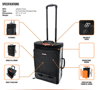 JetPack Drop System - Includes Drop Roller Bag and Snap Backpack