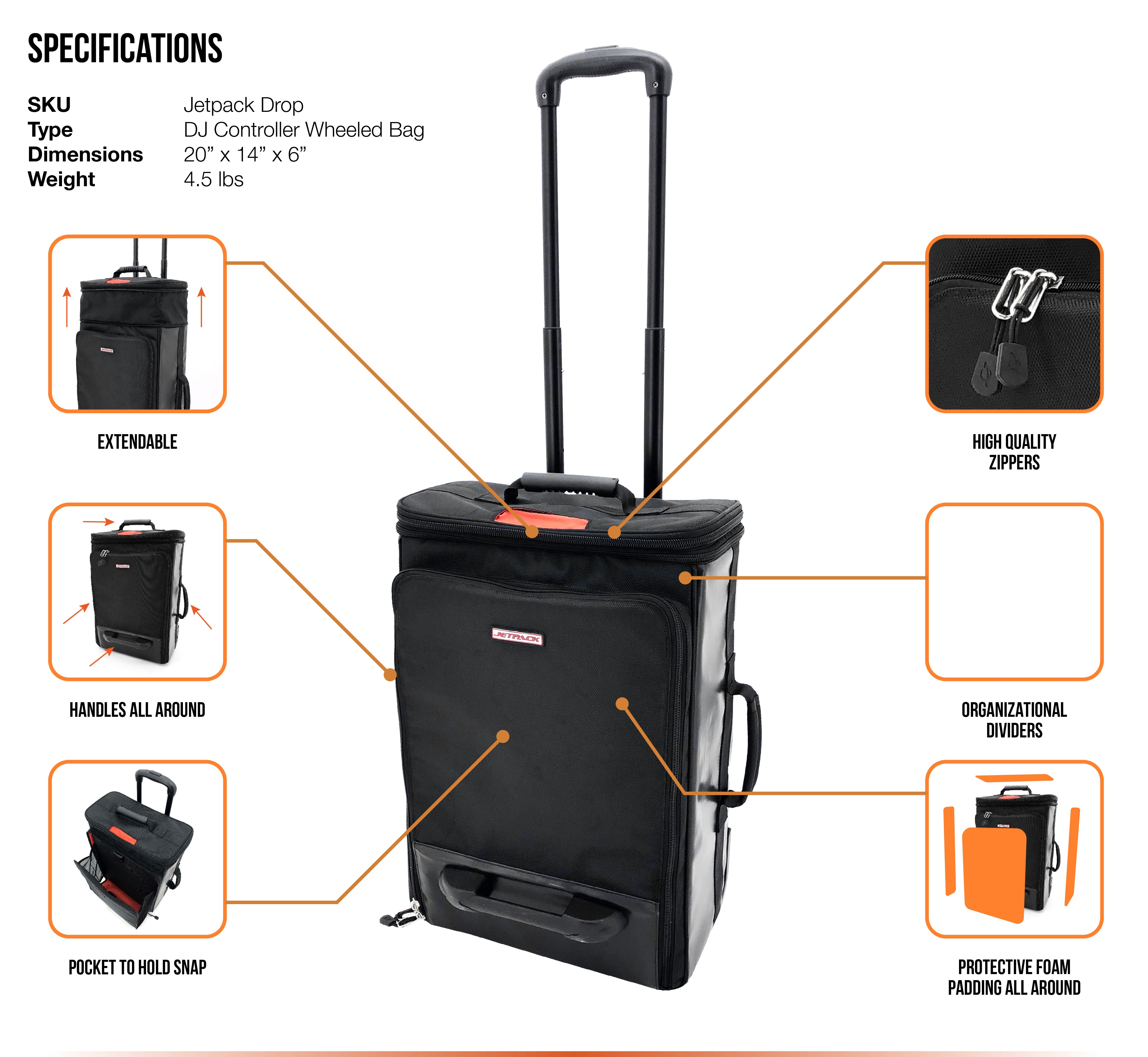 JetPack Drop System - Includes Drop Roller Bag and Snap Backpack