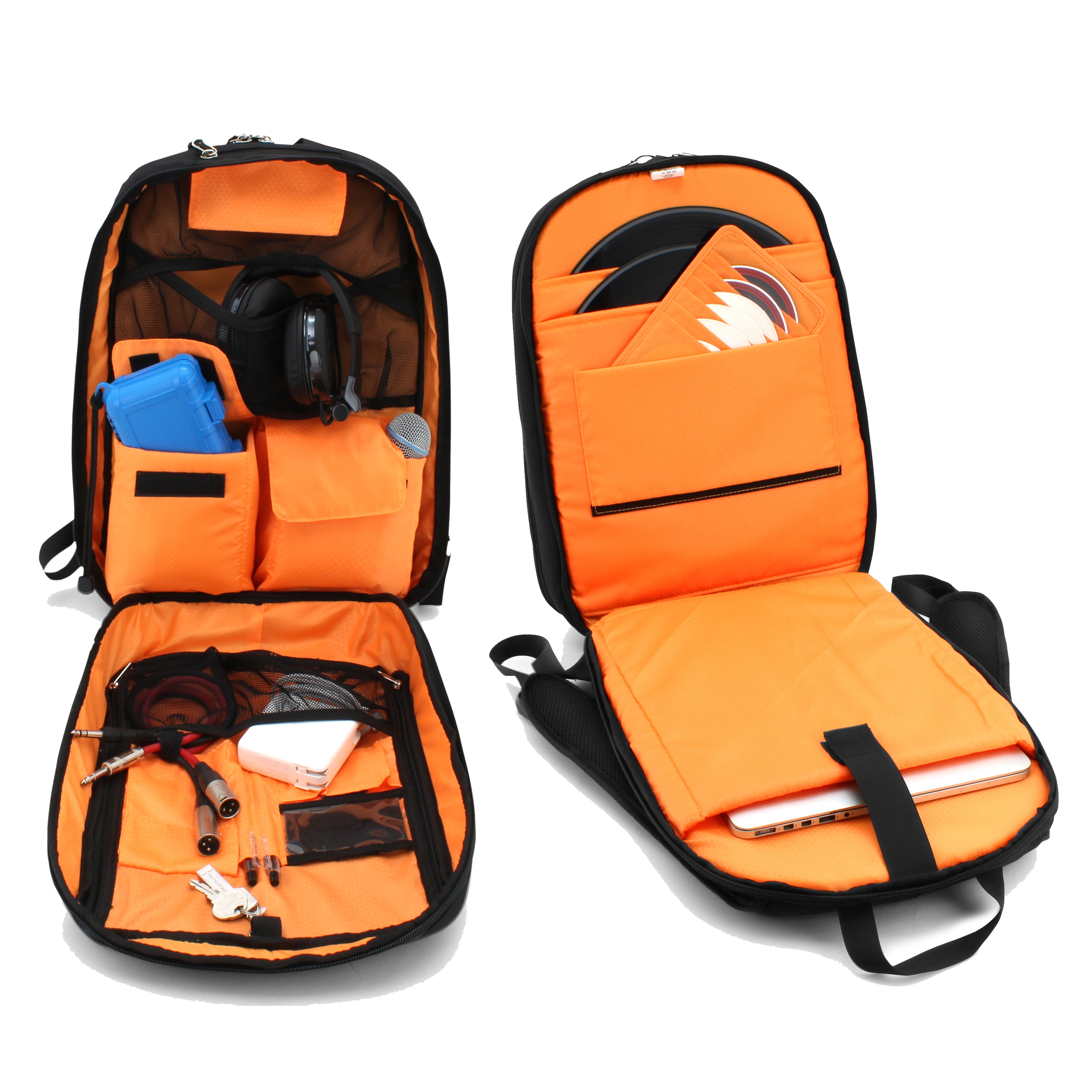 JetPack Slim - Compact Design DJ Backpack (Black)