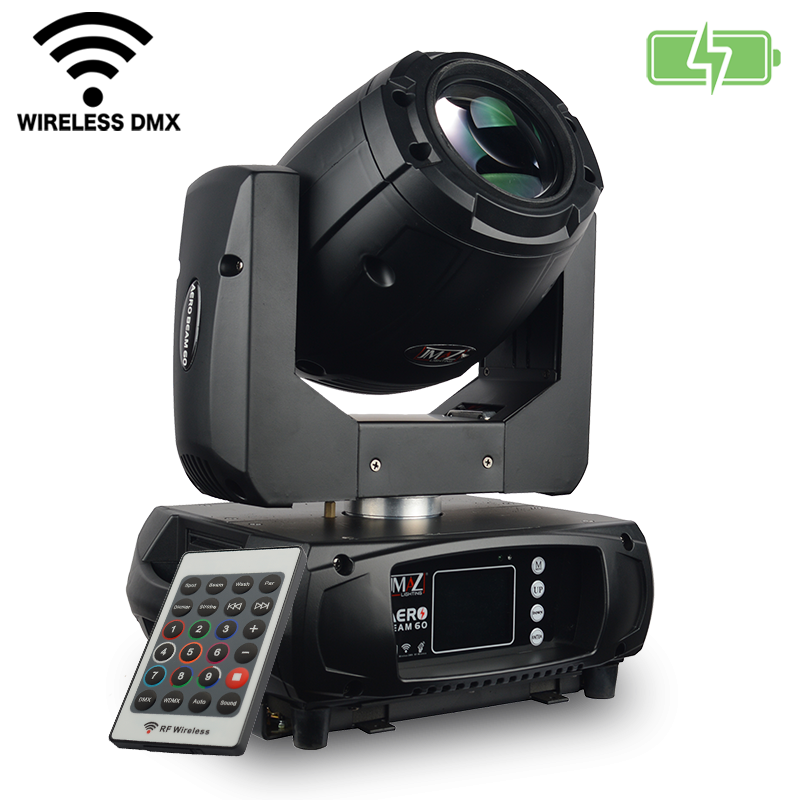 JMAZ AERO BEAM 60 - 60W Battery Powered LED Moving Head