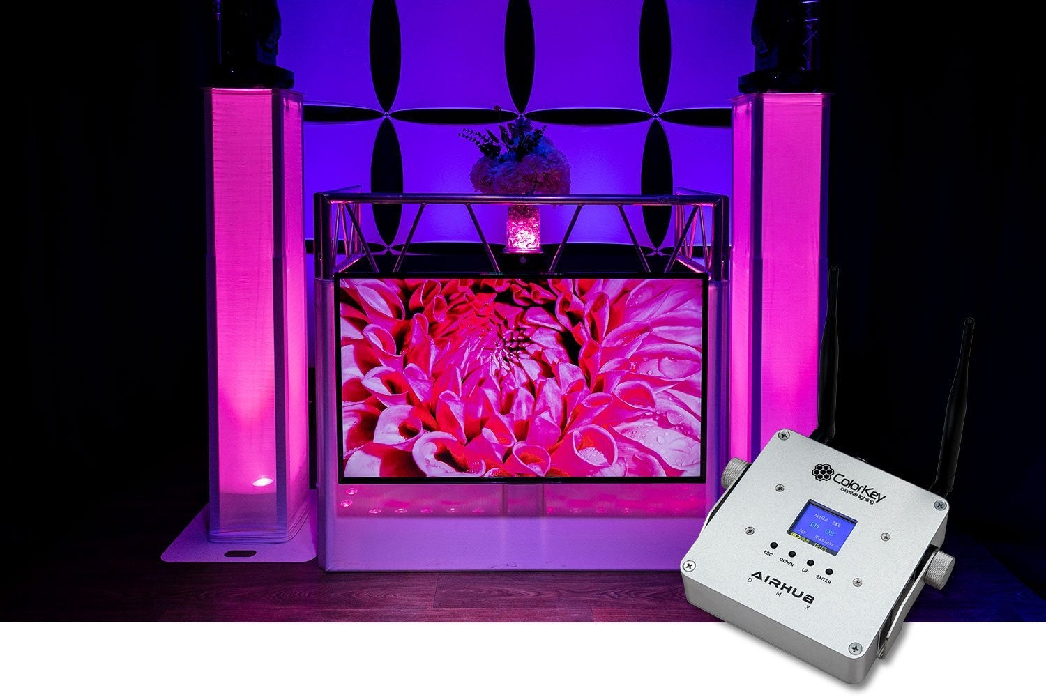 Colorkey AirHub DMX - Battery-powered Wi-DMX Transceiver