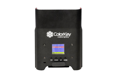 Colorkey AirPar HEX 4 Pack - 4-Pack AirPar HEX 4 Wireless Battery-powered Upligh with Hardshell Case