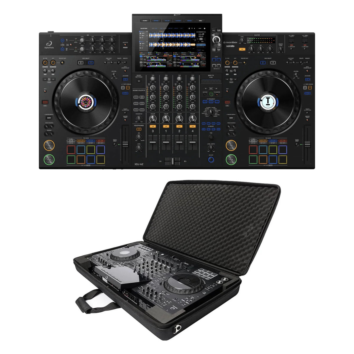 AlphaTheta XDJ-AZ + Magma MGA48050 Soft Case Bundle