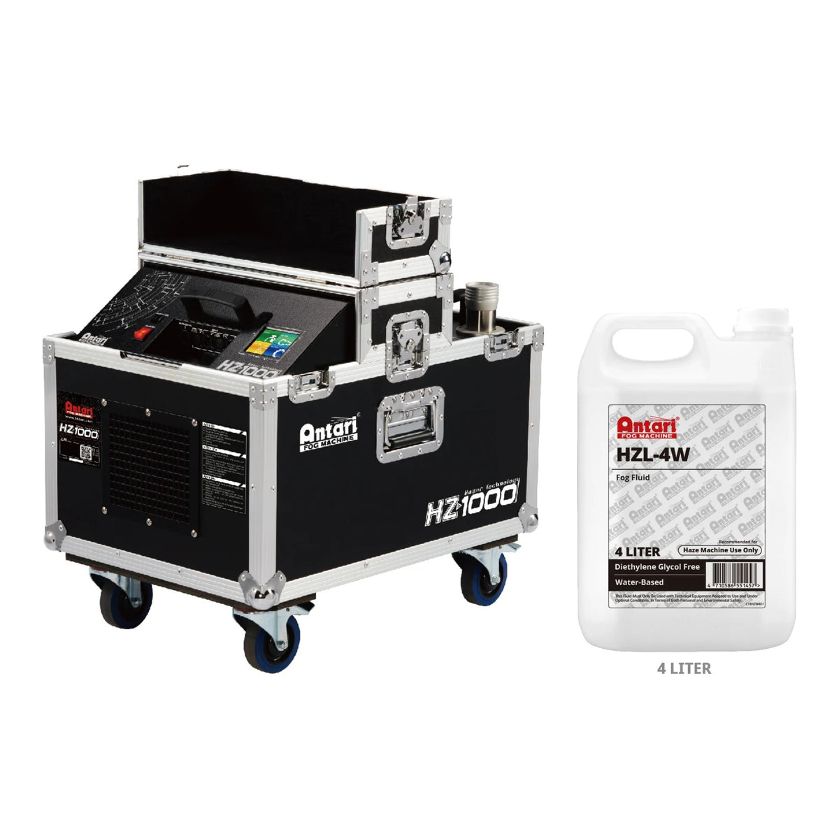 Antari HZ-1000 + Antari HZL-4W Haze Fluid Bundle
