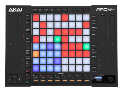 Akai APC64 - Ableton Live Controller With 64 Velocity-Sensitive Pads and 8 Assignable Touch Strips