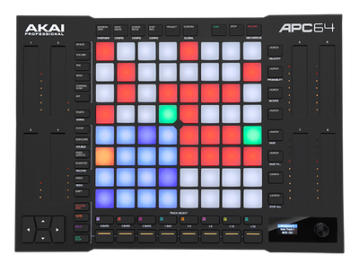 Akai APC64 - Ableton Live Controller With 64 Velocity-Sensitive Pads and 8 Assignable Touch Strips