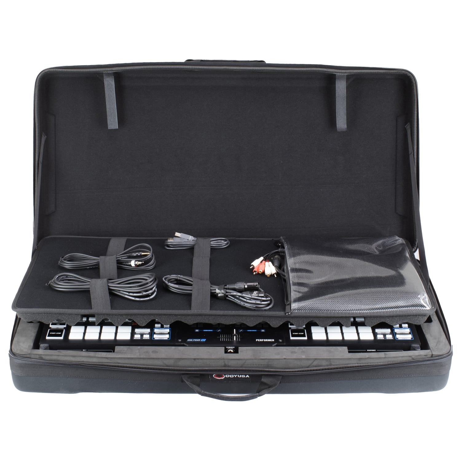 Odyssey BMPERFORMERDLX - Deluxe EVA Molded Soft Case/Bag with Lid Compartment for Rane Performer