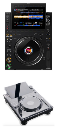 AlphaTheta CDJ-3000X + Decksaver DS-PC-CDJ3000X Cover Bundle.