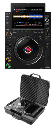 AlphaTheta CDJ-3000X + Odyssey BM3000X Soft Case Bundle.