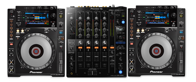 2x Pioneer DJ CDJ-900 Nexus + Pioneer DJ DJM-750MK2 Bundle
