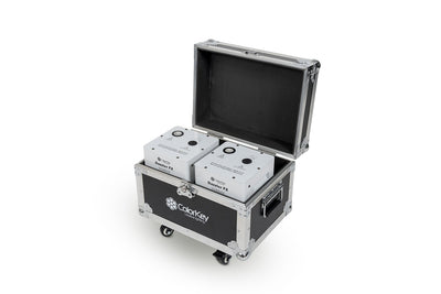 Colorkey Dazzler FX MK2 Pack - 2 Dazzler FX MK2 Bundle with Road Case (White)