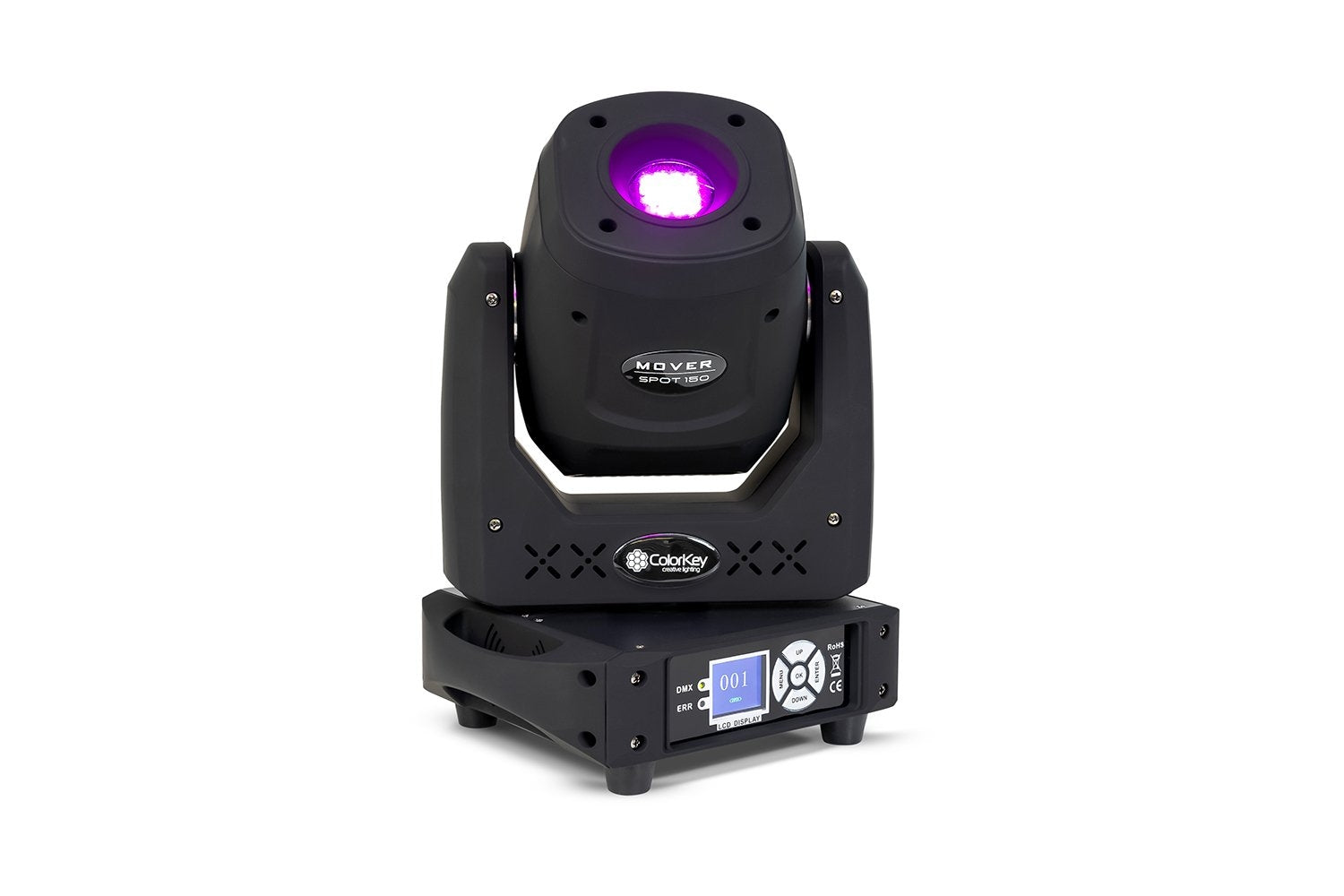 Colorkey Mover Spot 150 - 2x Moving Head Bar with Pixel Control and RGB Strip Effects with Case Trolley