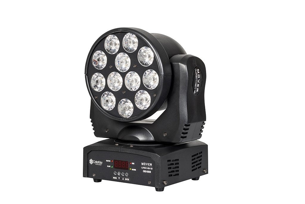 Colorkey Mover Wash HEX 12 - RGBAW-UV LED Moving Head Wash Light