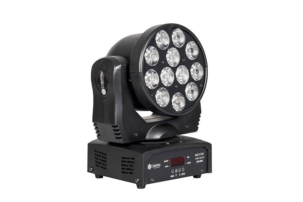 Colorkey Mover Wash HEX 12 - RGBAW-UV LED Moving Head Wash Light