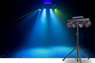 Colorkey PartyBar FX - Compact, all-in-one, Multi-effect Professional Lighting Package