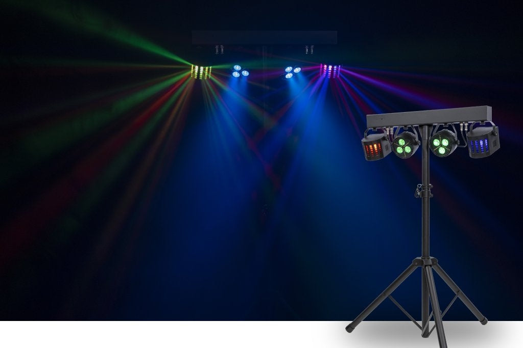 Colorkey PartyBar GO - Compact, all-in-one, Battery Powered Lighting Package